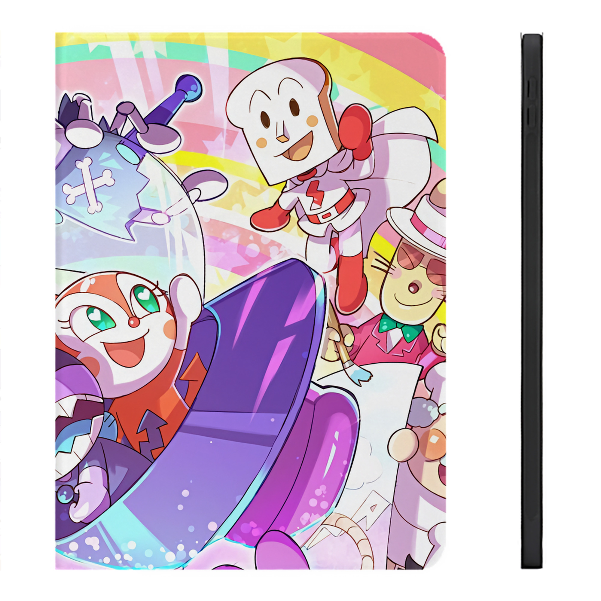 （画像用） アンパンマン Anpanman IPadケース ペンホルダー付き ブックスタイルデザイン